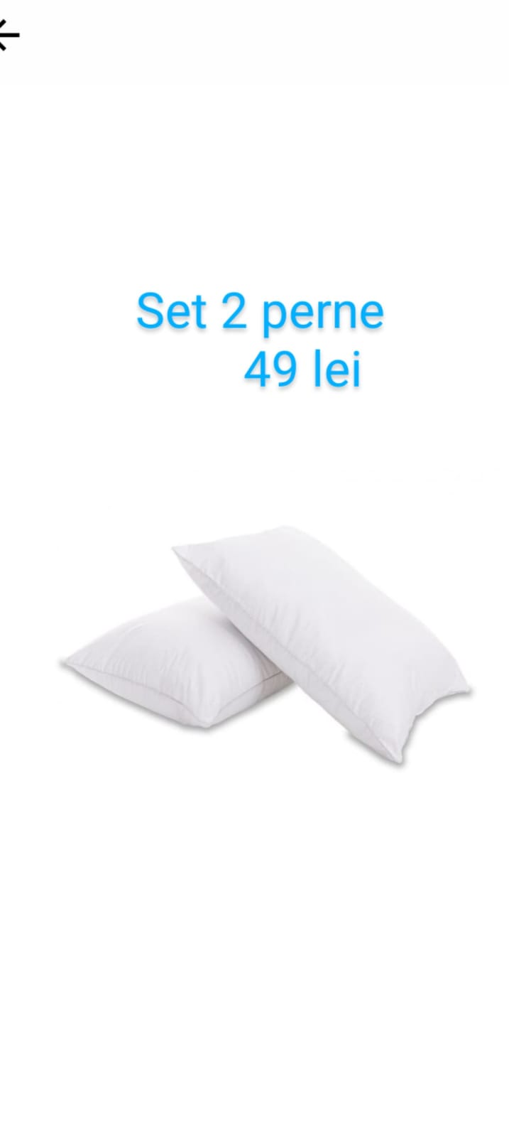 Set 2 perne hypo alergice 50x70 cm - imagine 6